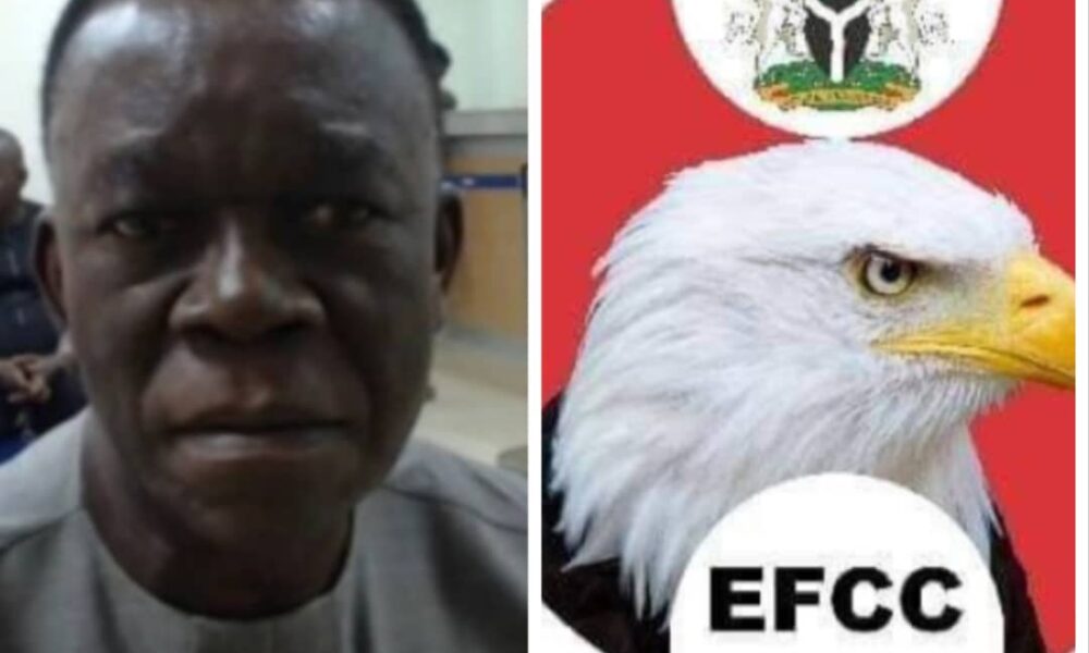 he Lagos Zonal Command of the Economic and Financial Crimes Commission (EFCC) apprehended Charles Chukwuemeka Ugwuh, a former Minister of Commerce and Industry, alongside Chief Geoffrey Ekenma on January 11, 2024.