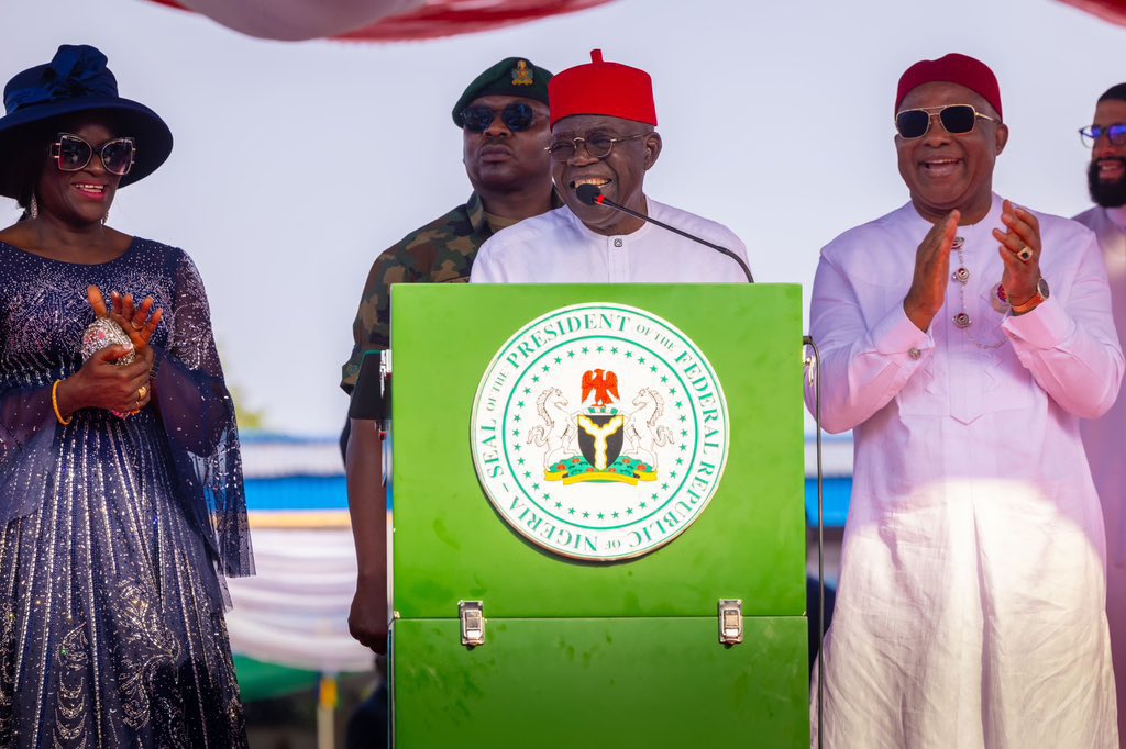 President Bola Ahmed Tinubu declared that Nigeria stands at the brink of economic recovery and prosperity during a significant event in Owerri, Imo State.